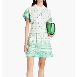 Maje Embroidered “Ripanna” Linen Dress size 38